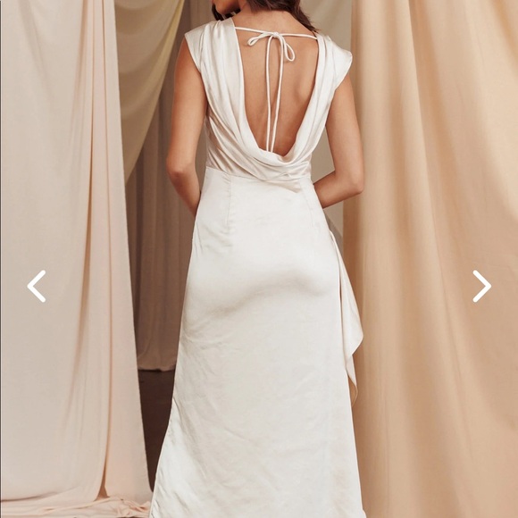 Selfie Leslie NWT Grecian Cap Sleeve Dress - Picture 4 of 4